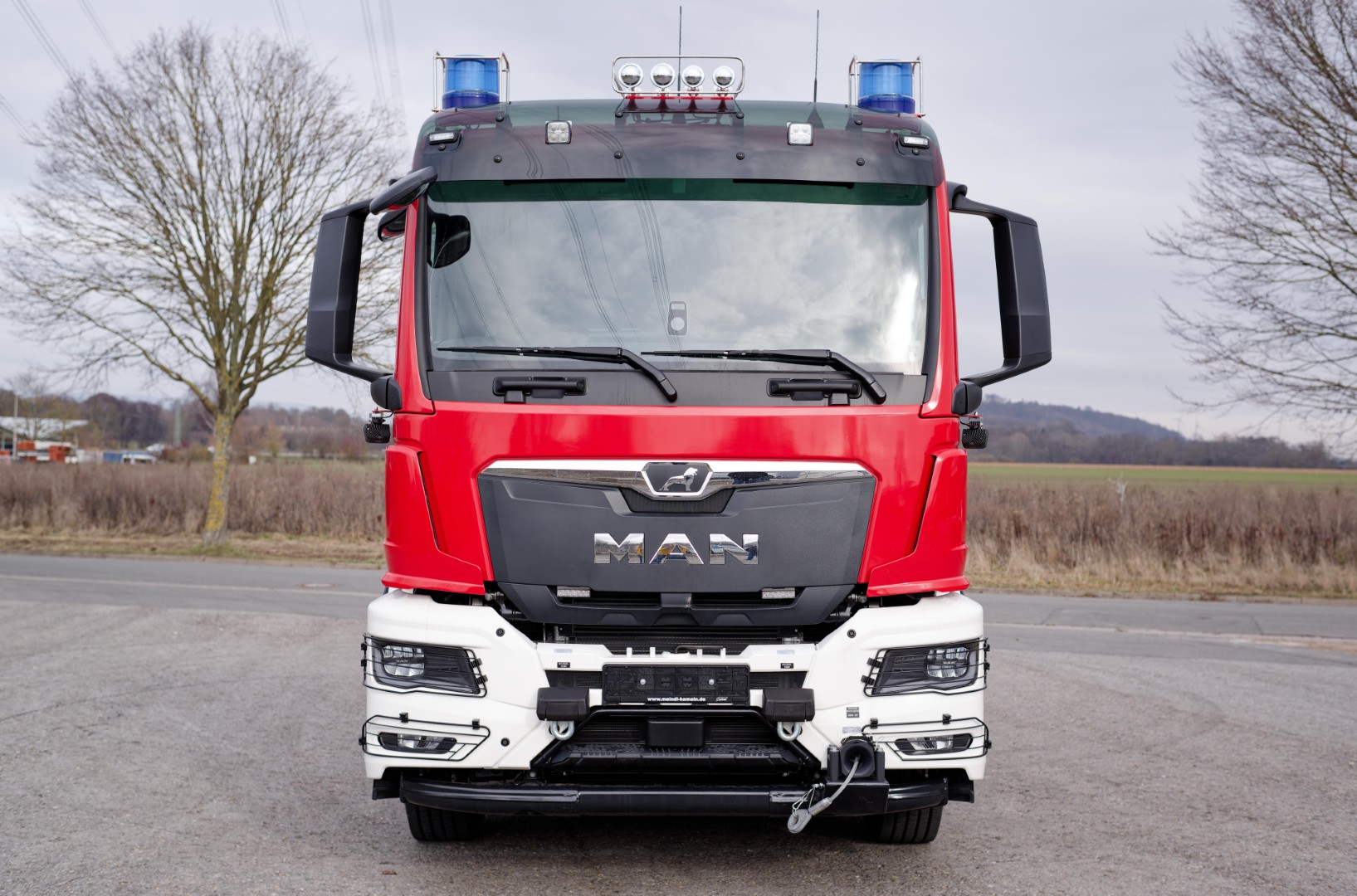 Feuerwehr Wesel MEINDL Fahrzeugbau Feuerwehrfahrzeug SCANIA LKW Wechsellader WLF, Abrollkipper Meiller Hänsch