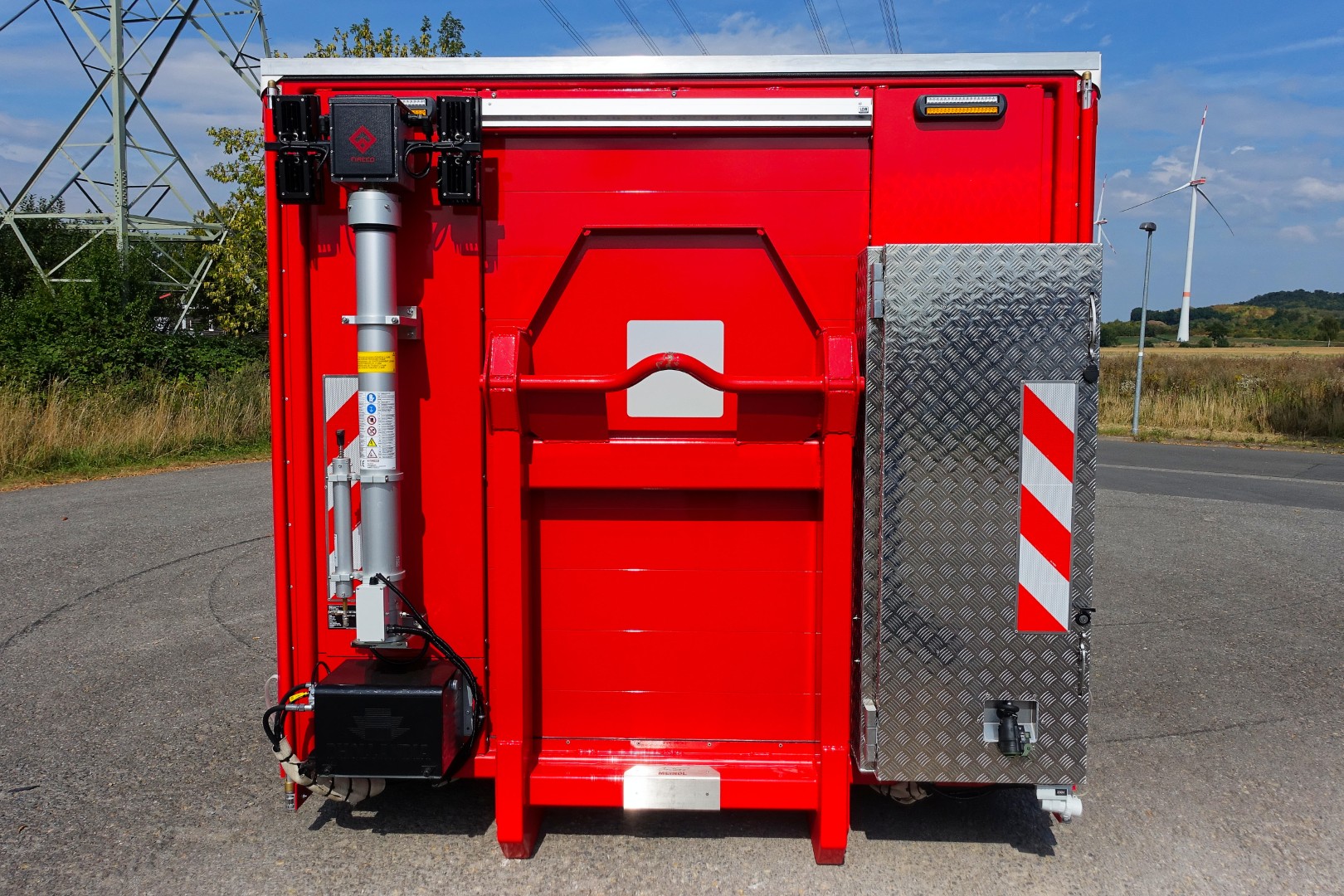 Abrollbehälter AB-Waldbrand, AB-Logistik, Meindl, Feuerwehr Ludwigslust-Parchim