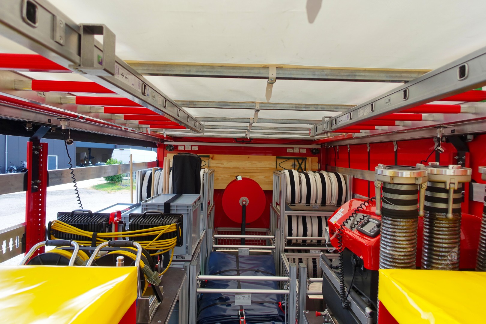 Abrollbehälter AB-Waldbrand, AB-Logistik, Meindl, Feuerwehr Ludwigslust-Parchim