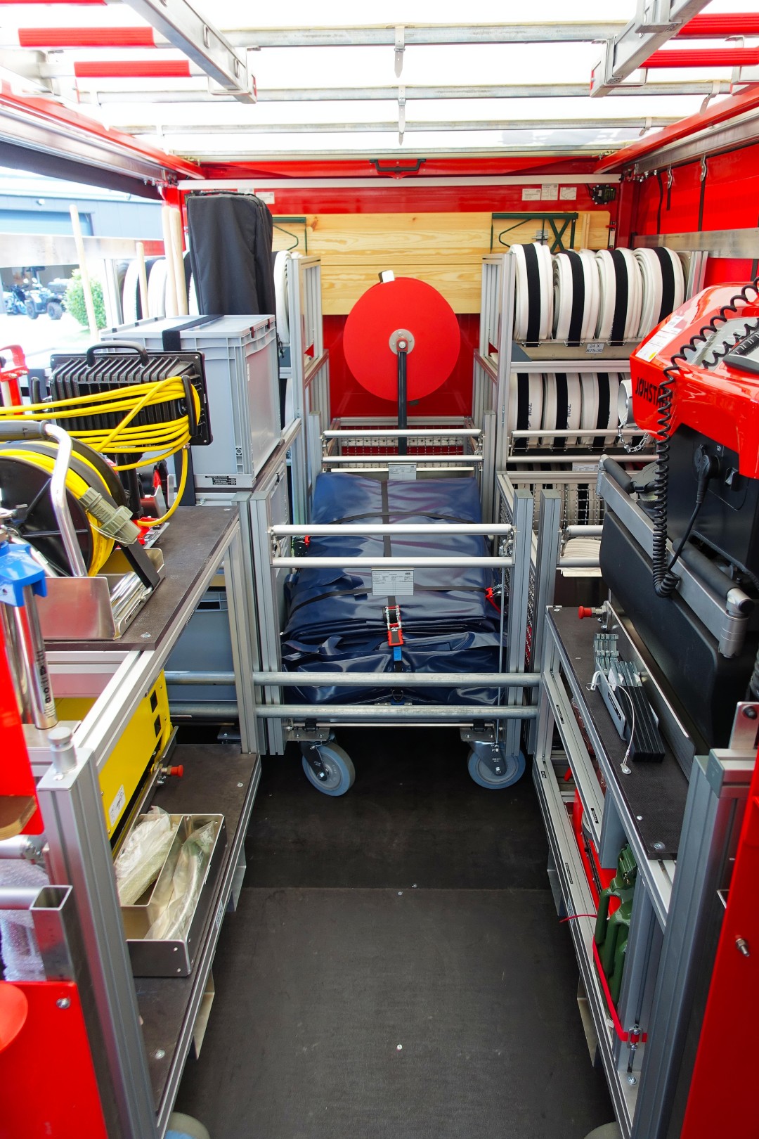 Abrollbehälter AB-Waldbrand, AB-Logistik, Meindl, Feuerwehr Ludwigslust-Parchim