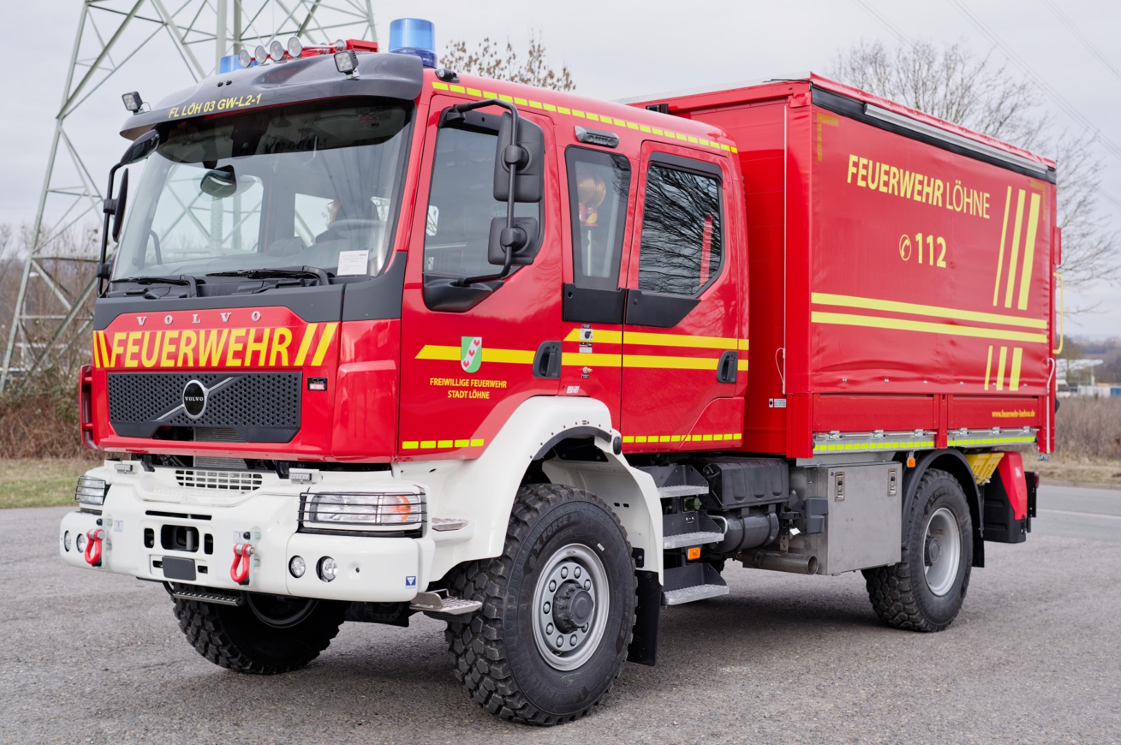 Gerätewagen Logistik 2 GW-L2 Feuerwehr Löhne Meindl Fahrzeugbau GmbH Volvo Wesle