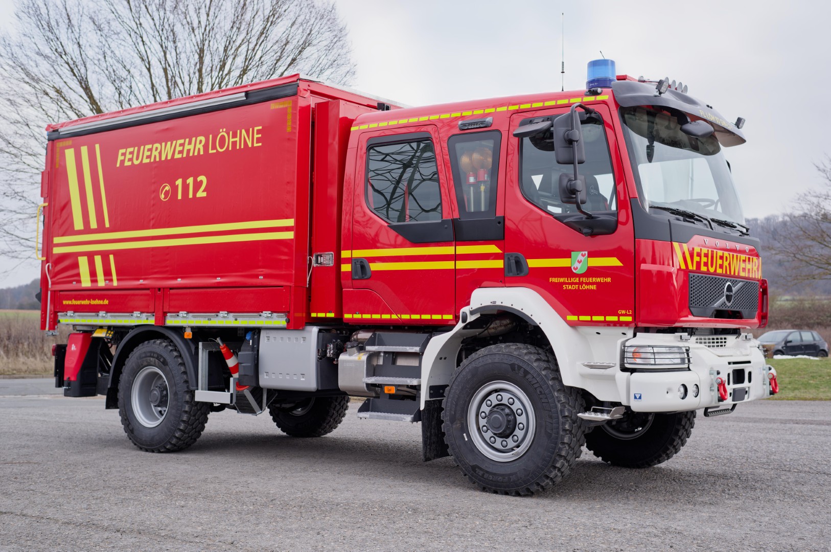 Gerätewagen Logistik 2 GW-L2 Feuerwehr Löhne Meindl Fahrzeugbau GmbH Volvo Wesle