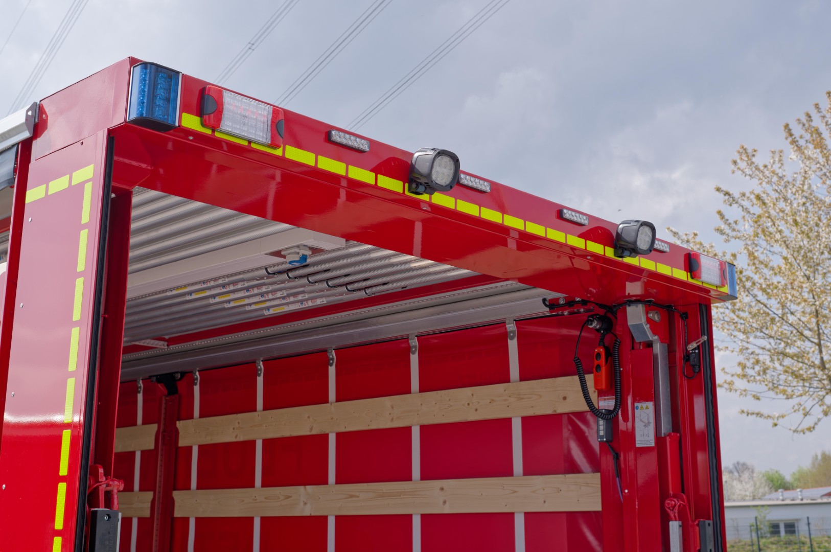 Abrollbehälter AB-Logistik Feuerwehr