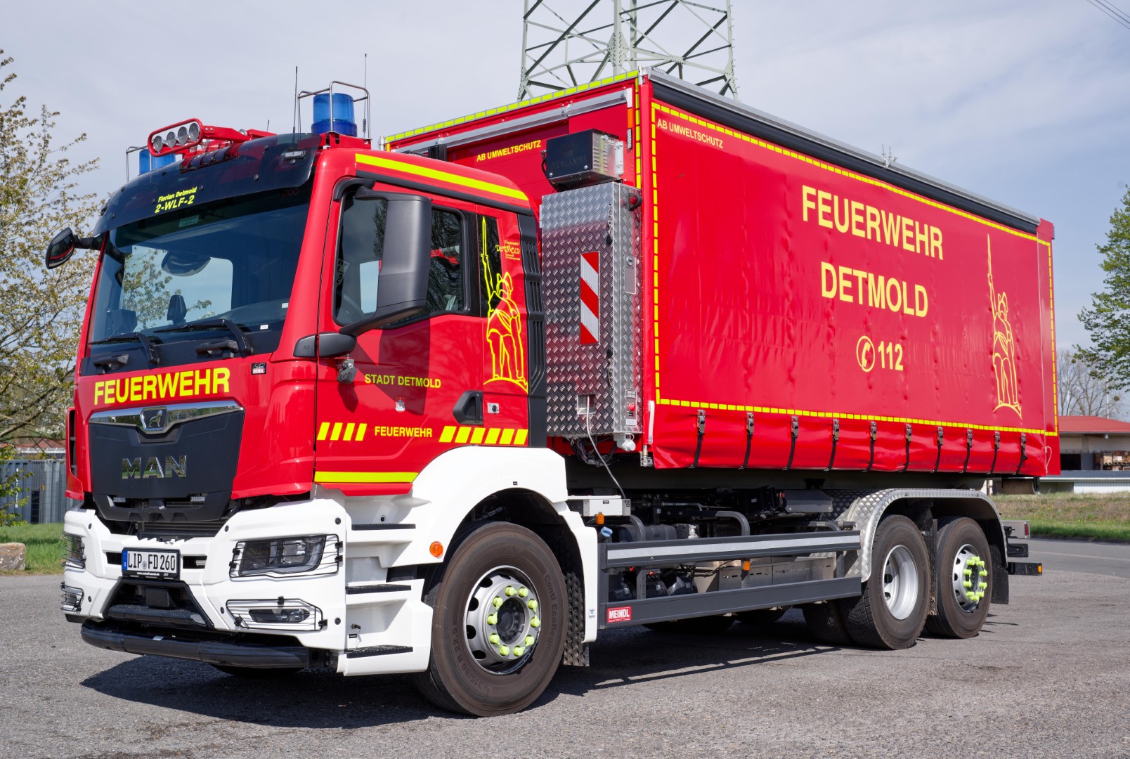 Abrollbehälter AB-Logistik Feuerwehr