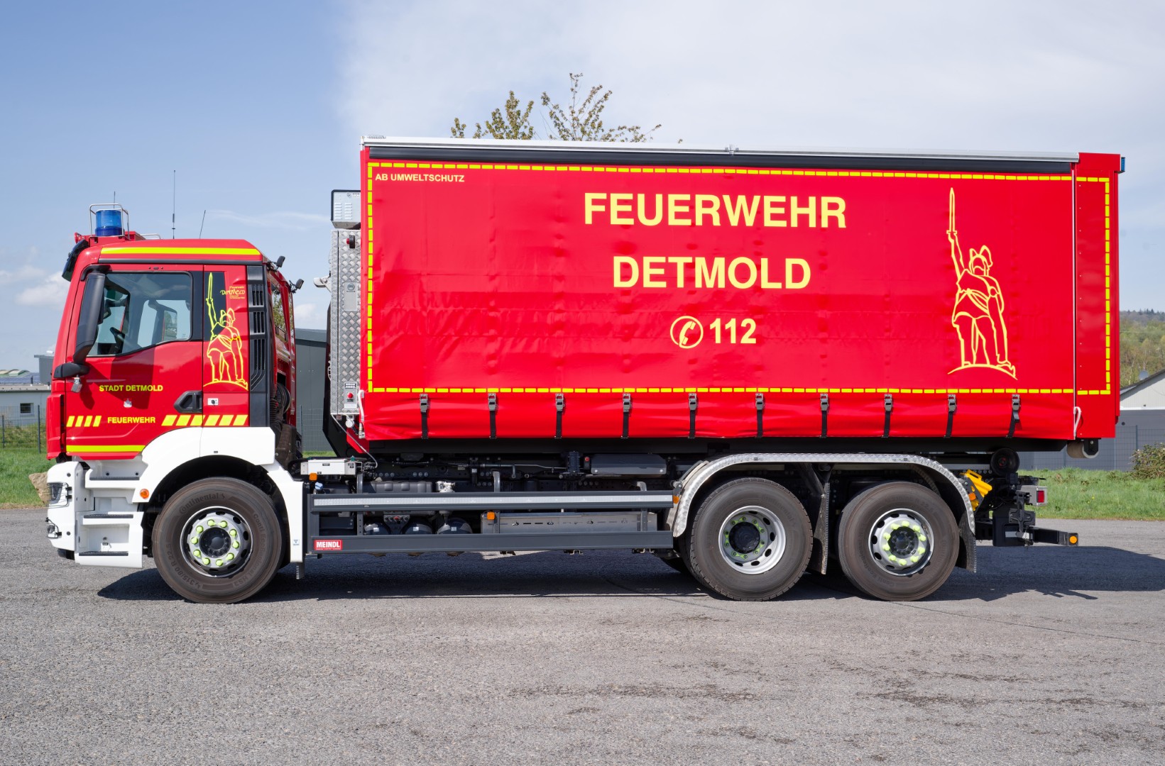 Abrollbehälter AB-Logistik Feuerwehr