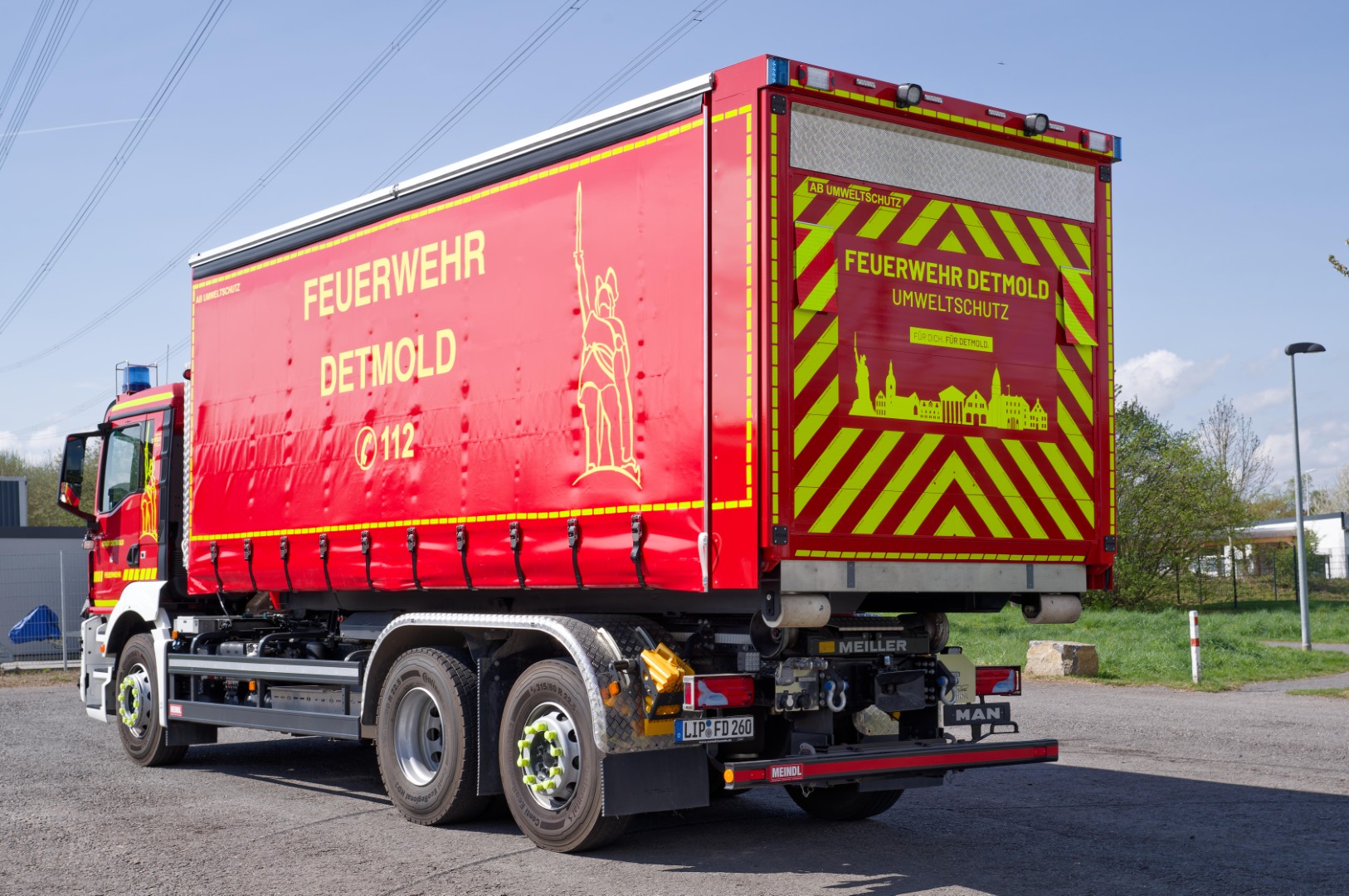 Abrollbehälter AB-Logistik Feuerwehr