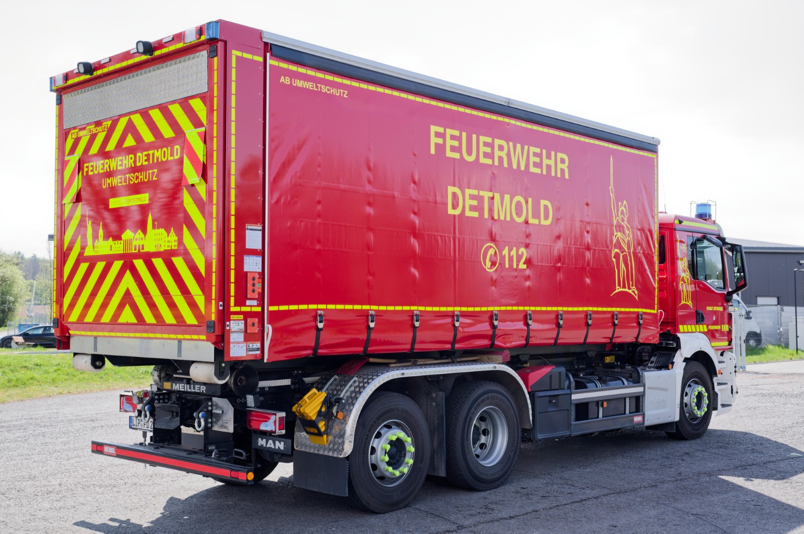 Abrollbehälter AB-Logistik Feuerwehr