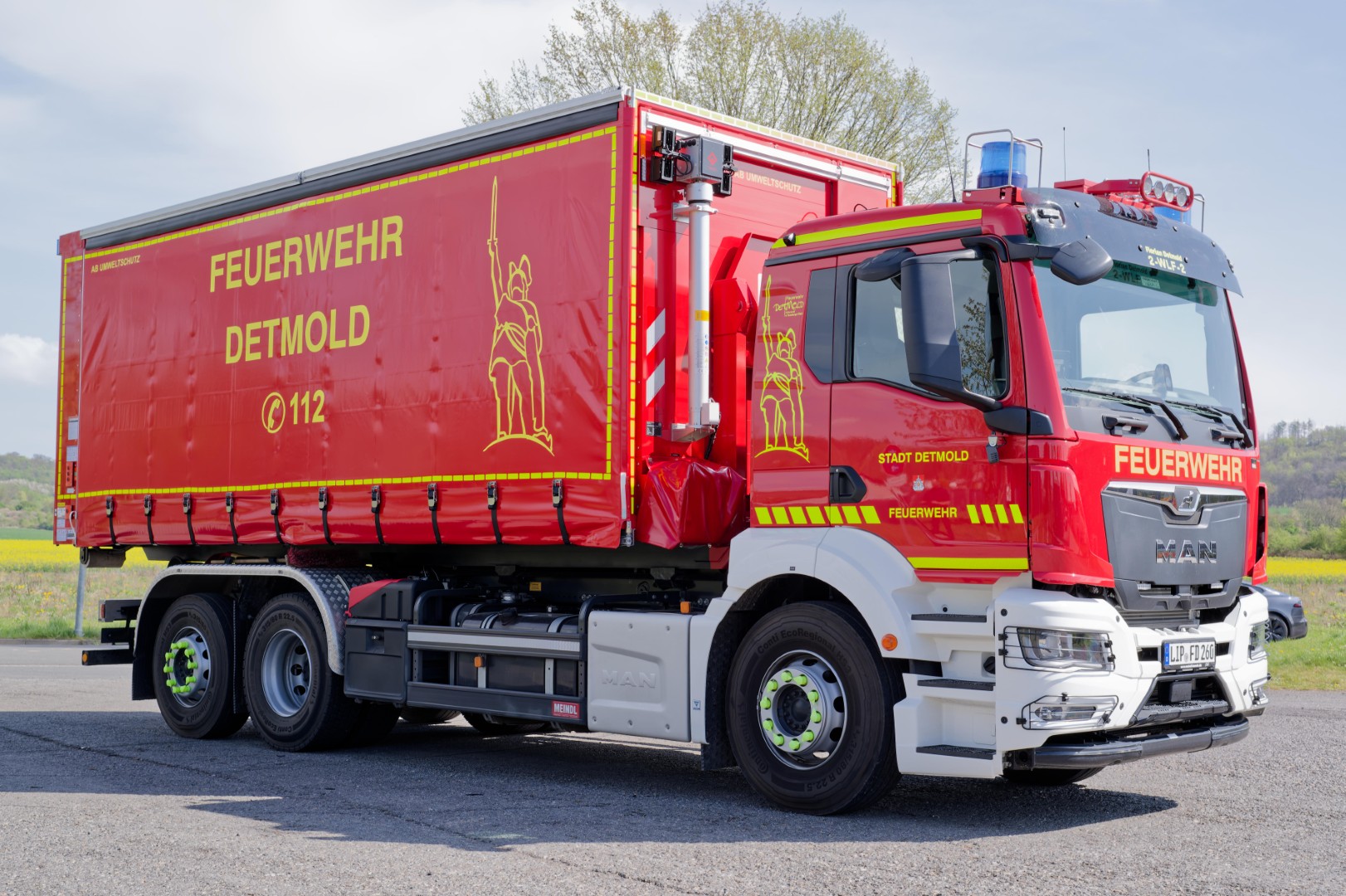 Abrollbehälter AB-Logistik Feuerwehr