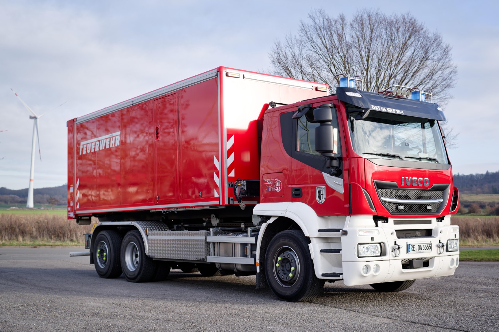 Abrollbehälter AB-Logistik Feuerwehr Datteln