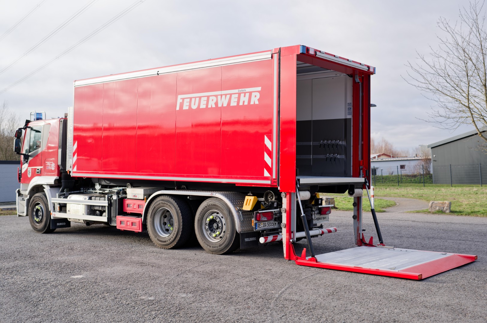 Abrollbehälter für Wechelladerfahrzeug, Feuerwehr Datteln, AB Logistik