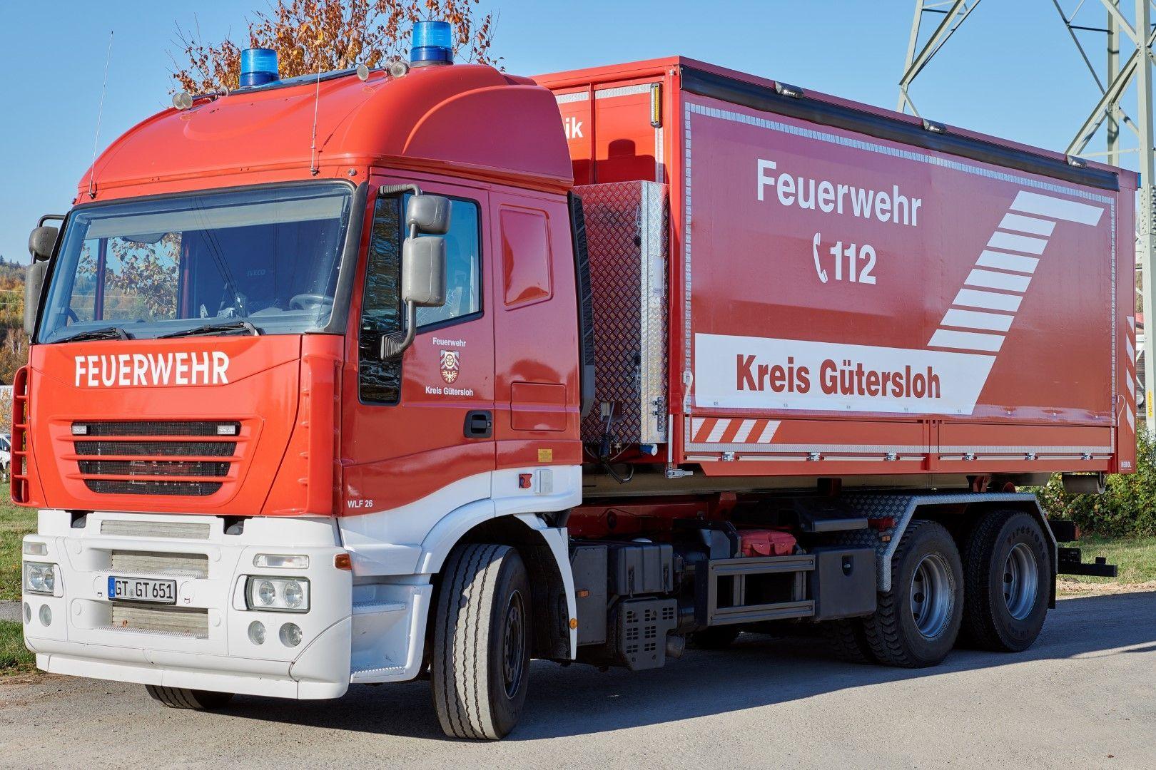 Abrollbehälter AB-Logistik Feuerwehr Kreis Gütersloh Dhollandia DHVBC2