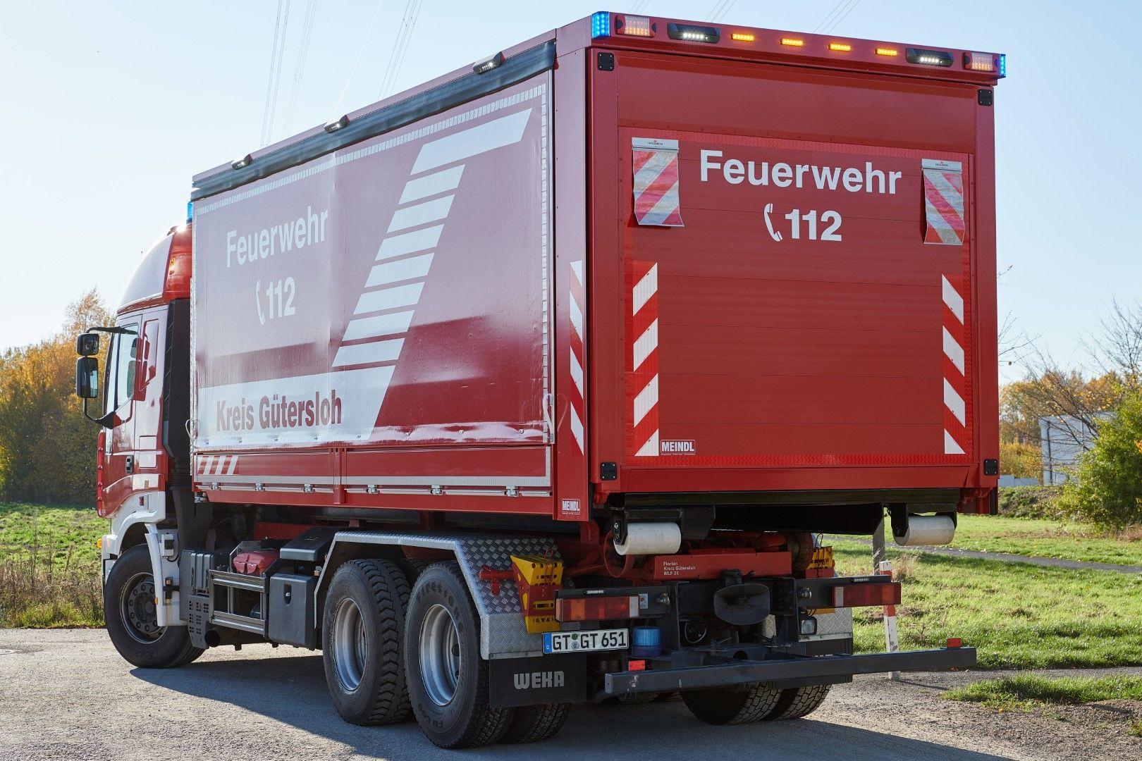 Abrollbehälter AB-Logistik Feuerwehr Kreis Gütersloh Dhollandia DHVBC2