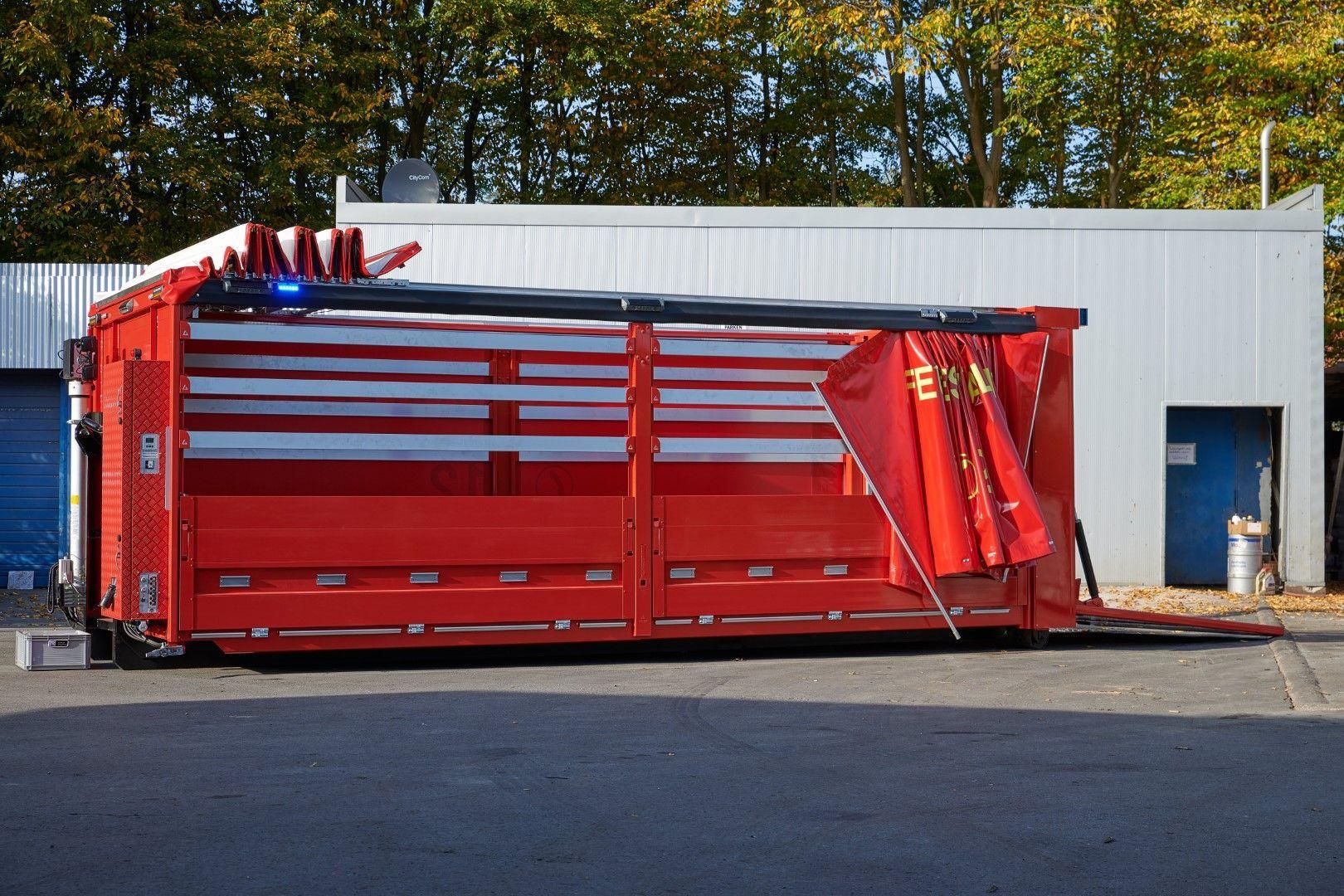 Abrollbehälter AB-Logistik Feuerwehr Stadtallendorf