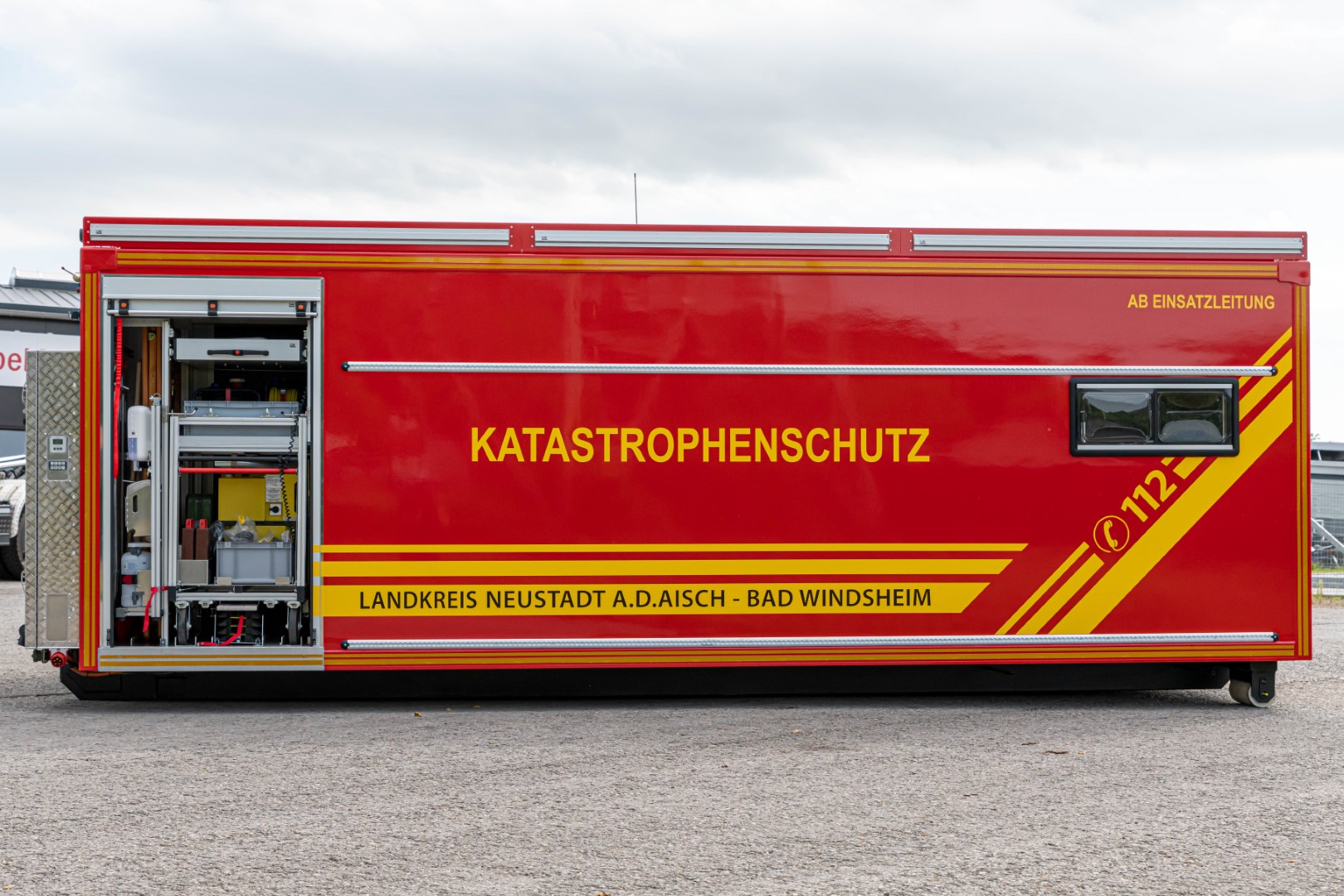 Abrollbehälter AB-Logistik Feuerwehr