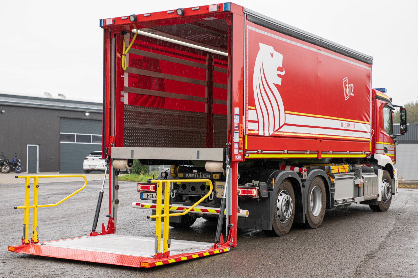 Abrollbehälter AB-Logistik Feuerwehr