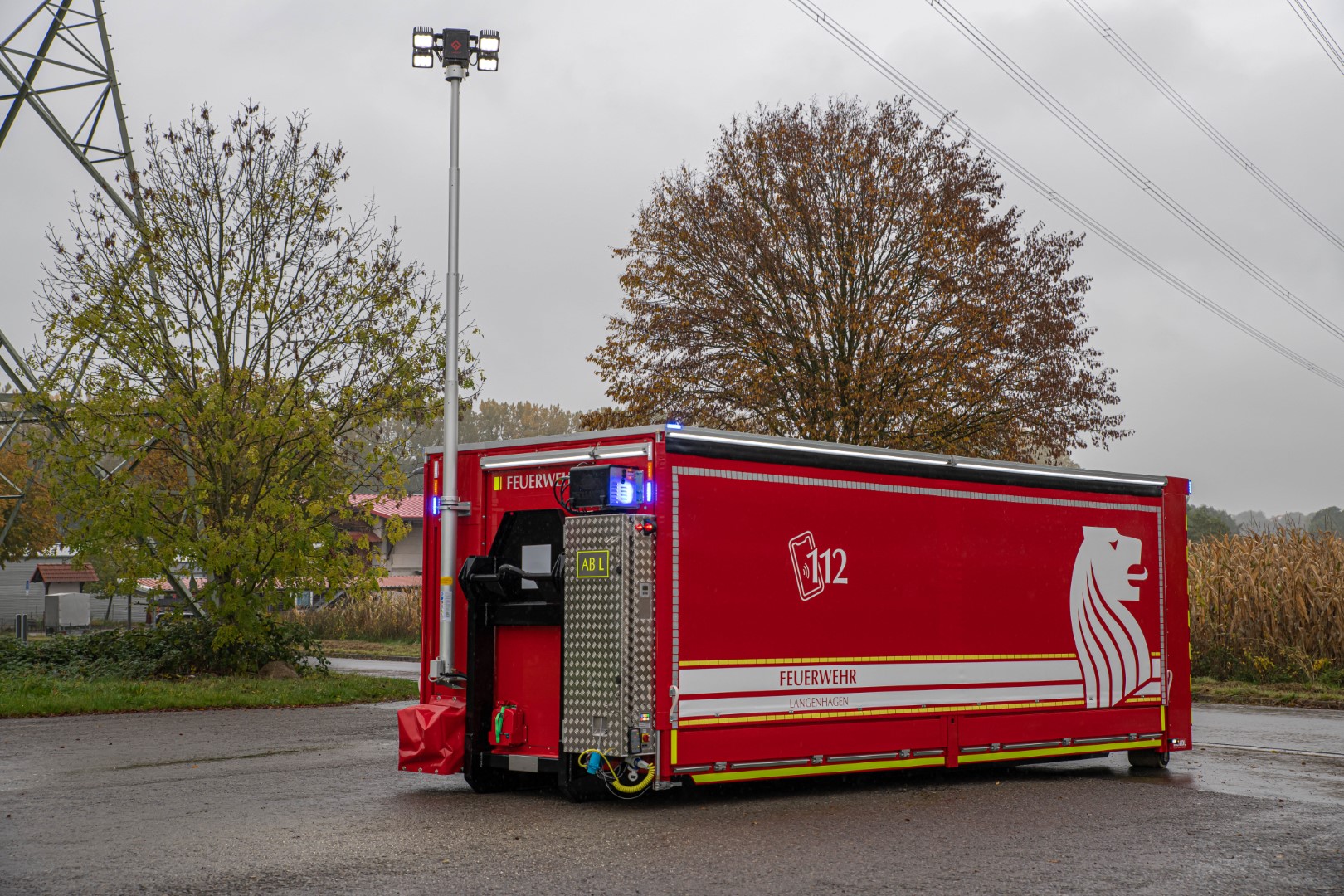 Abrollbehälter AB-Logistik Feuerwehr
