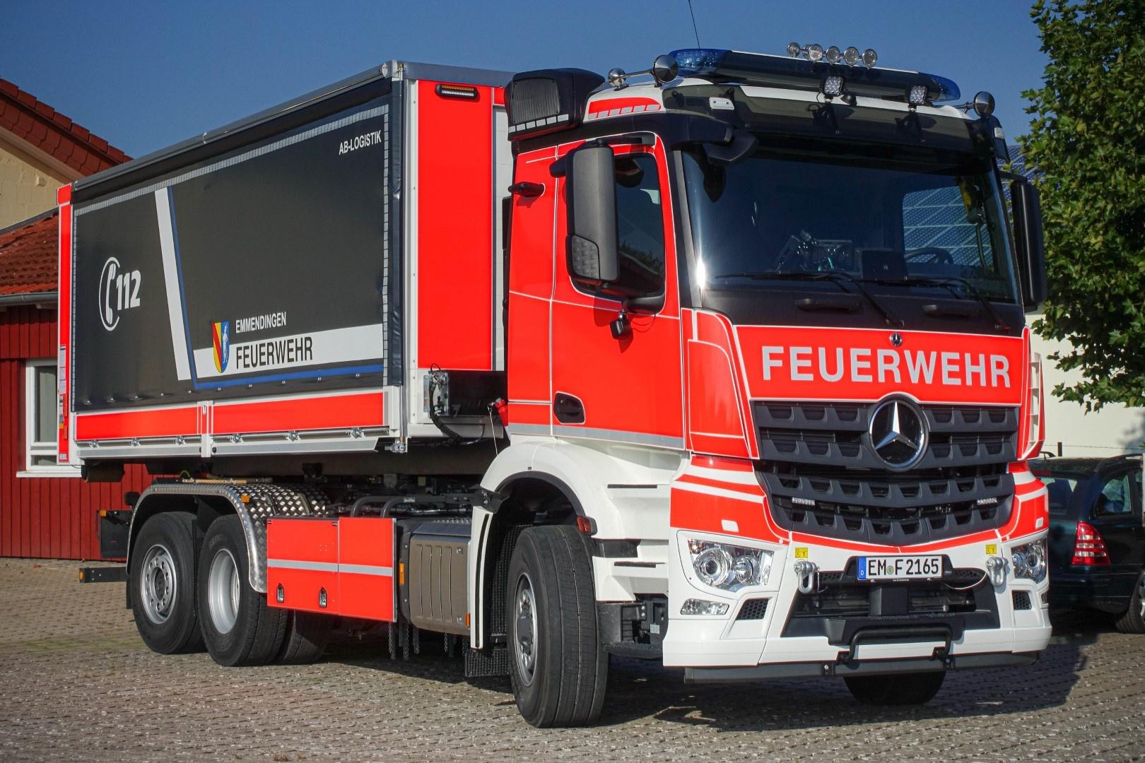 Abrollbehälter AB-Logistik Feuerwehr Emmendingen