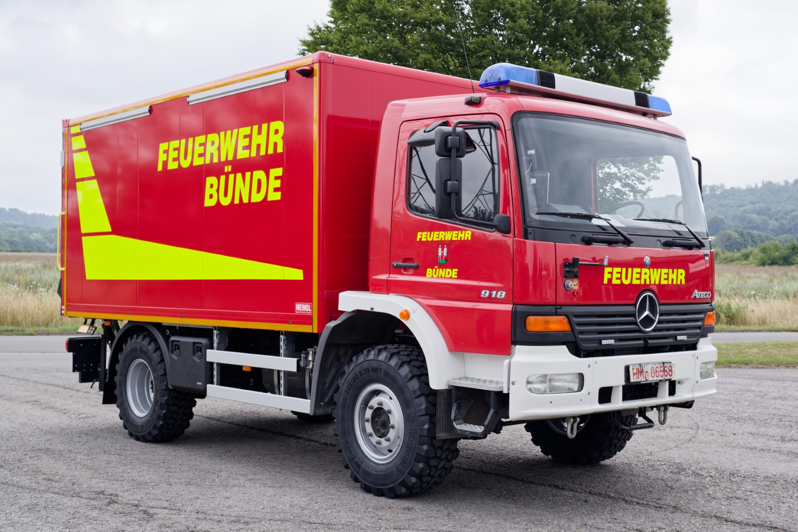 Feuerwehr Bünde Gerätewagen Logitstik 1 GWL1, Meindl Fahrzeugbau GmbH Hameln 