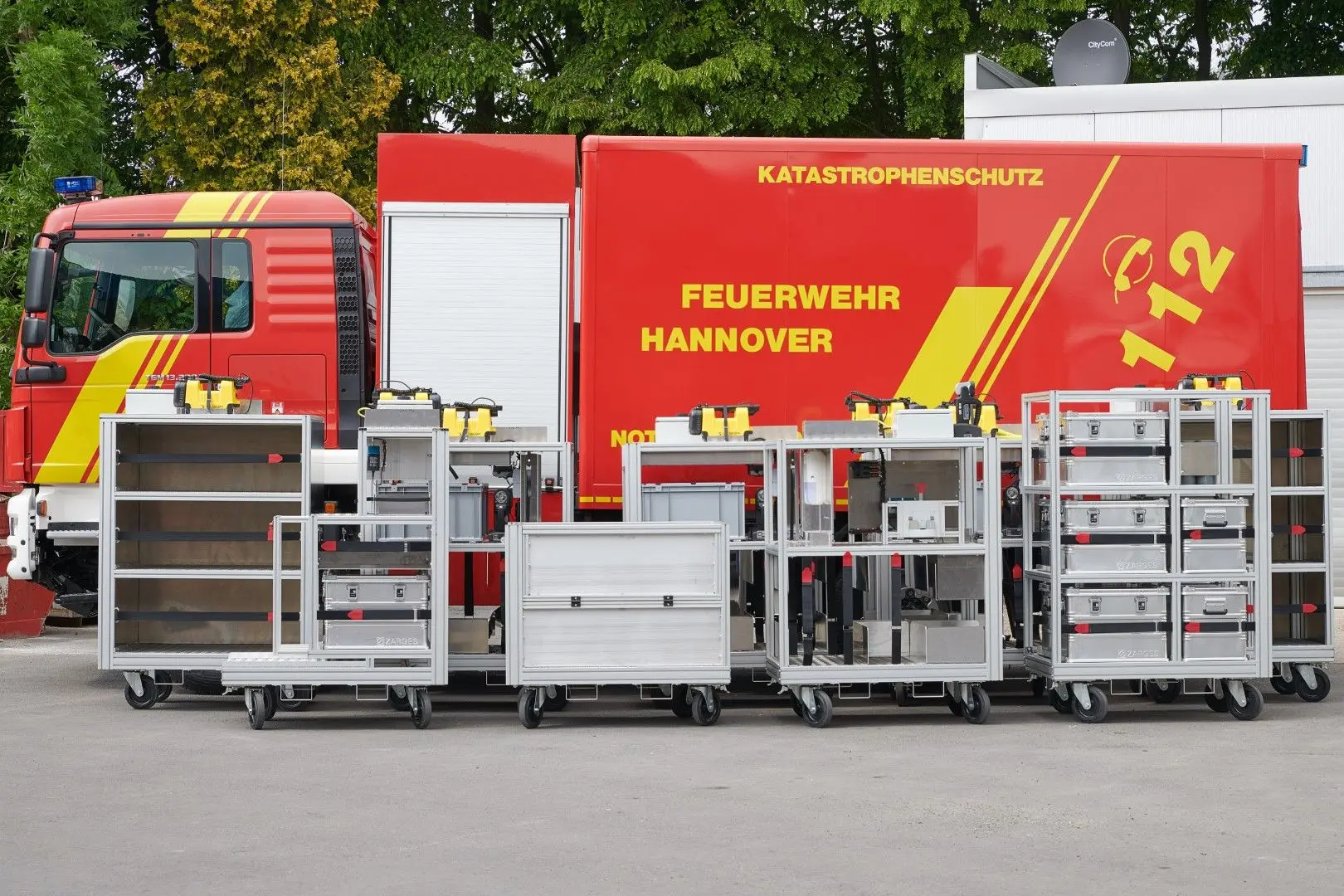 Rollcontainer Feuerwehr AGBF