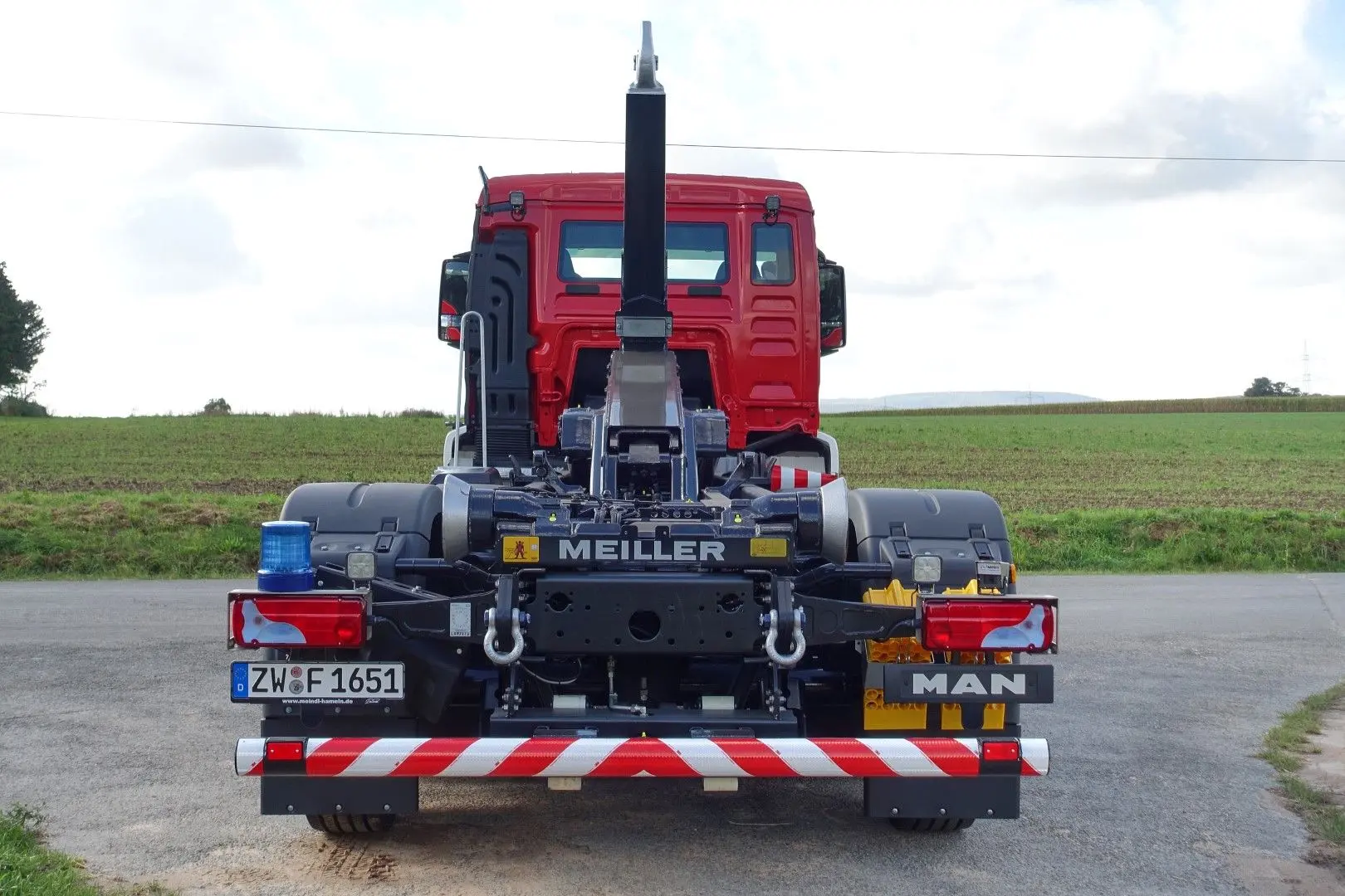 Feuerwehr Zweibrücken Wechselladerfahrzeug WLF Meindl Meiller Wechsellader