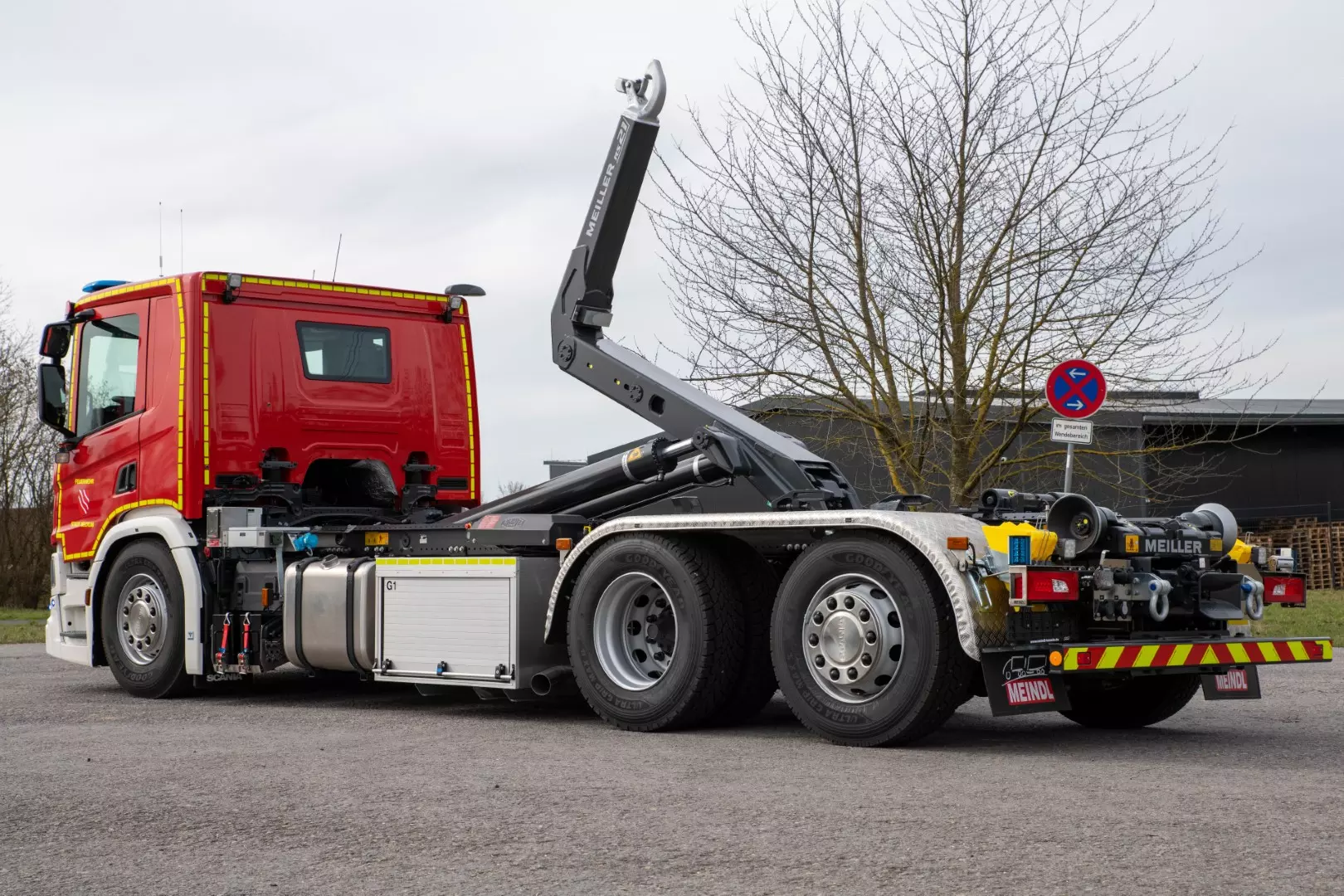 Wechsellader WLF Feuerwehr Beckum Rotzler Treibmatic Meiller