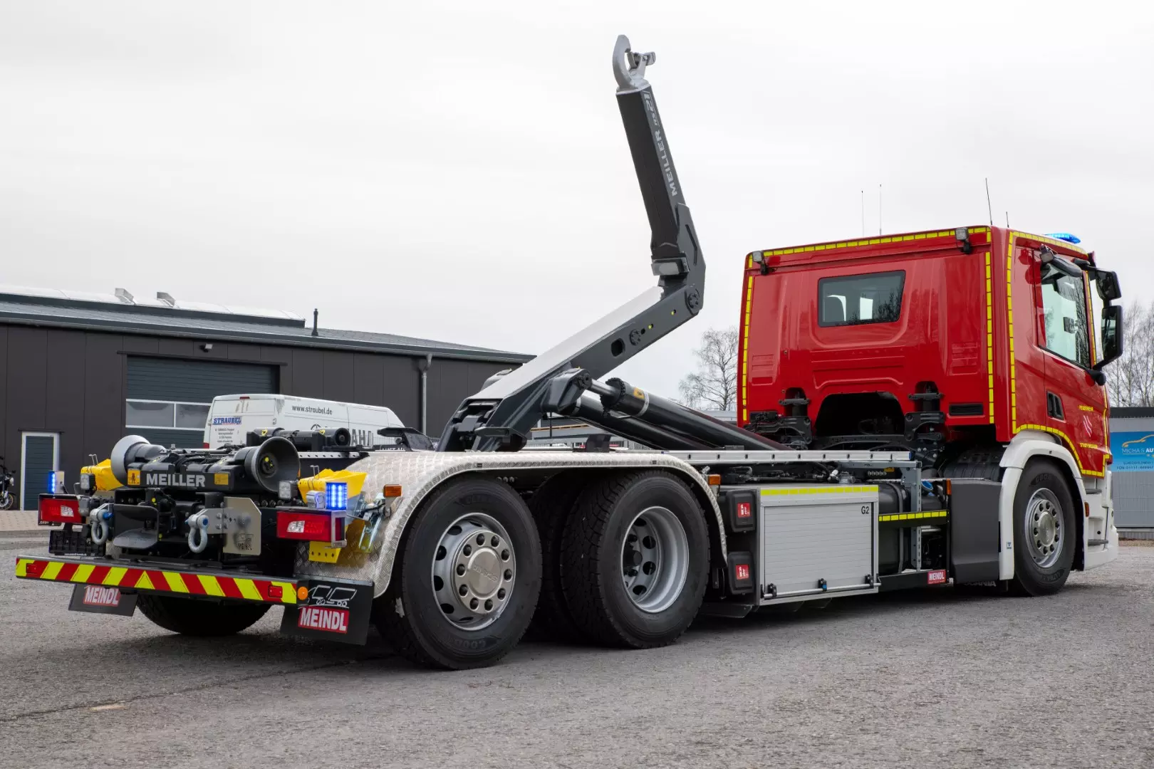 Wechsellader WLF Feuerwehr Beckum Rotzler Treibmatic Meiller