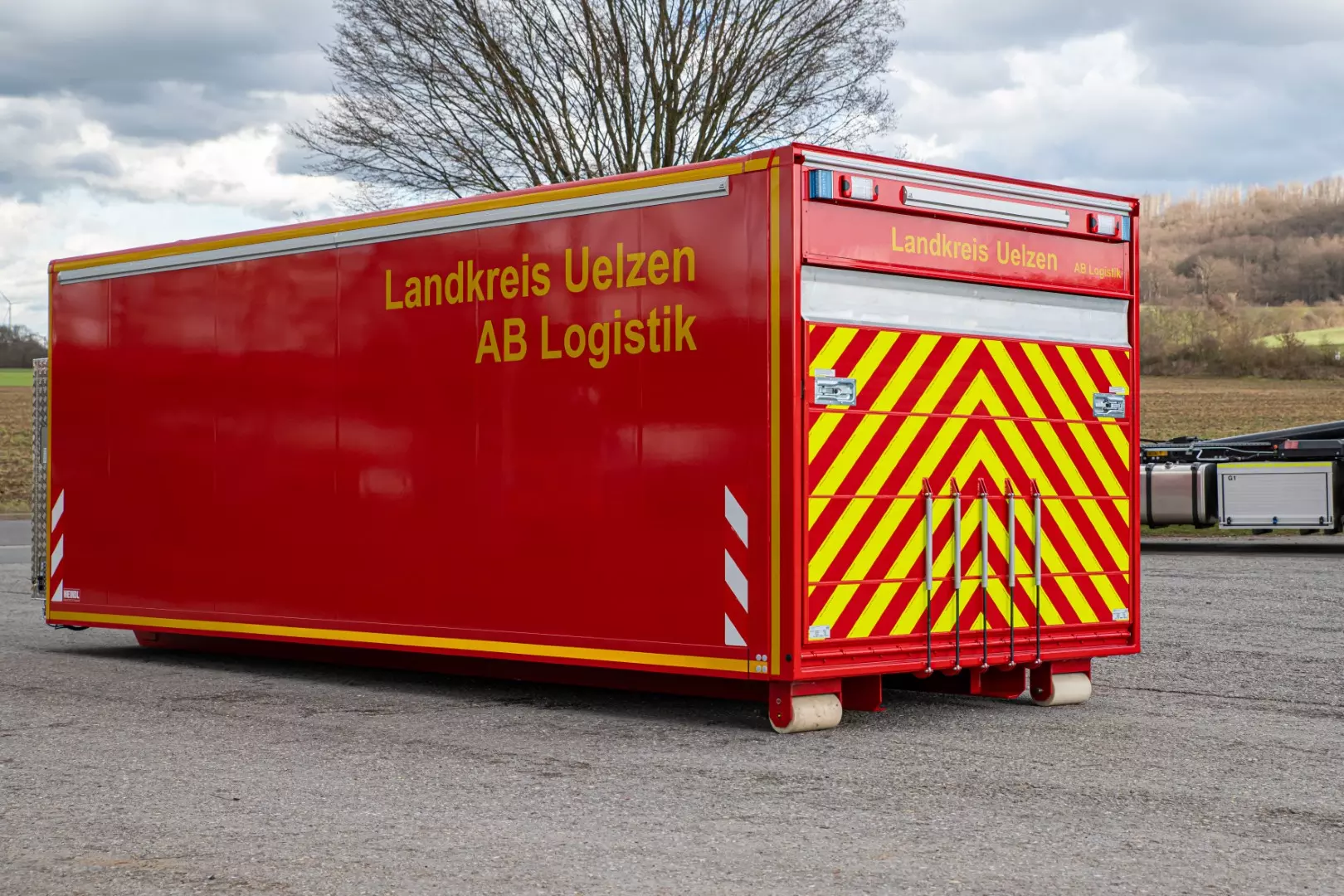 Abrollbehälter AB-Logistik Landkreis Uelzen Feuerwehr