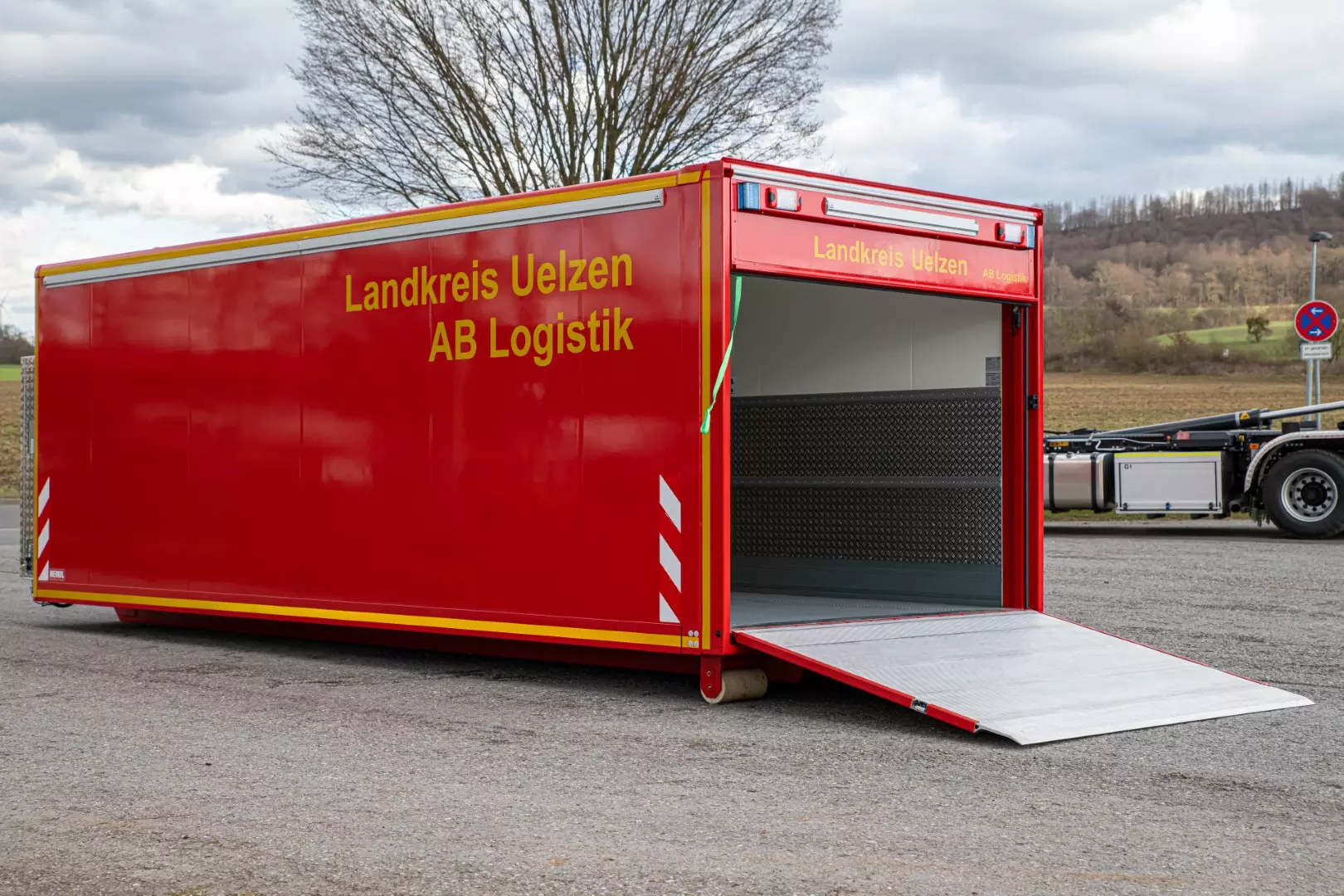 Abrollbehälter AB-Logistik Landkreis Uelzen Feuerwehr