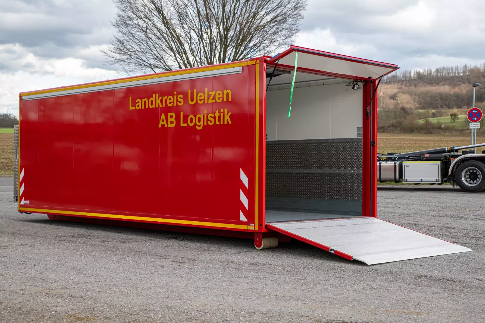 Abrollbehälter AB-Logistik Landkreis Uelzen Feuerwehr