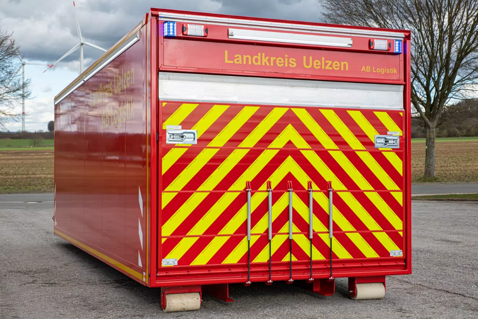 Abrollbehälter AB-Logistik Landkreis Uelzen Feuerwehr